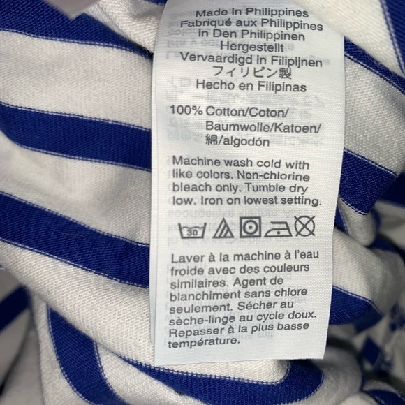 NEW J. Crew Re-Imagined Striped Wide Leg Summer Jumpsuit Size 10 - Picture 7 of 9